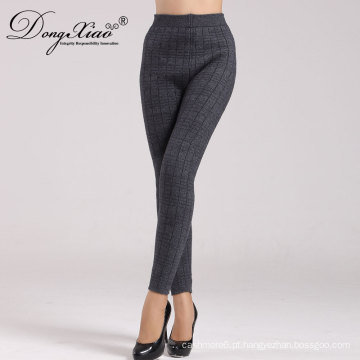 100% Merino Wool Black Girl Pants Com preço mais barato